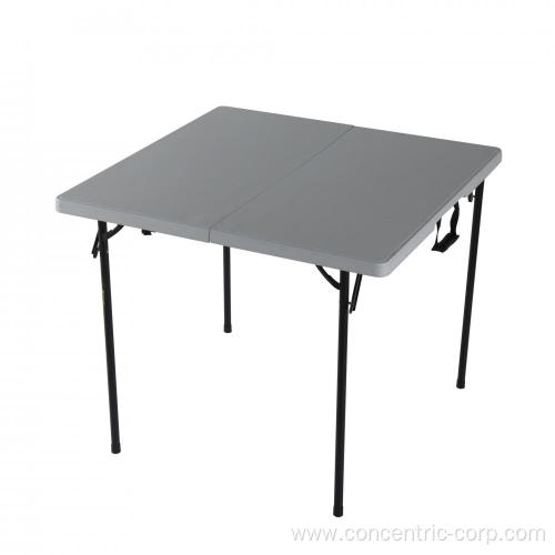 Plastic fold-able picnic table